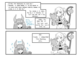 [panzermeido] Frieren preparing to do her best for the revival of the elven race (Frieren: Beyond Journey's End) cover