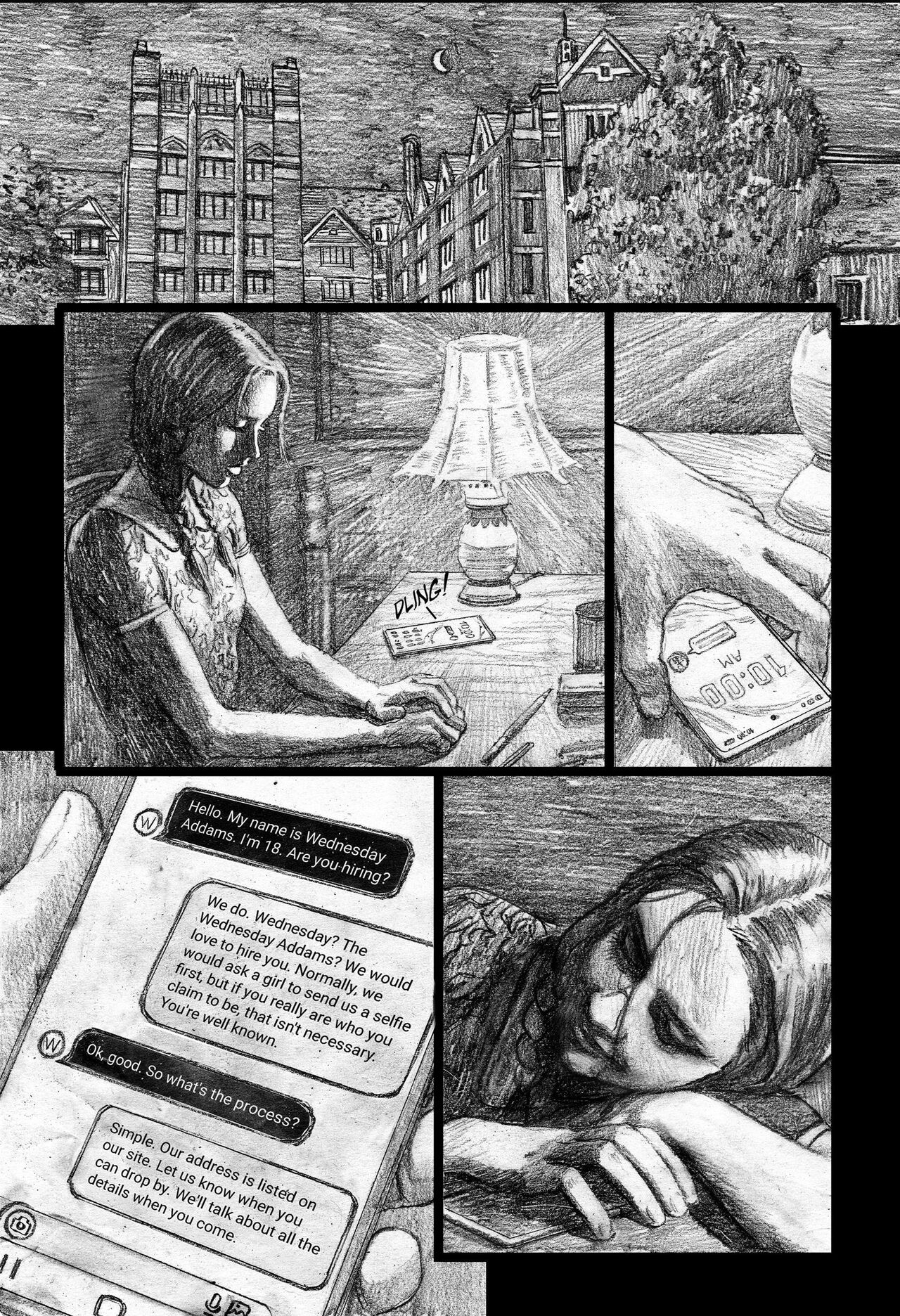 Wednesday Addams in Trouble page 8 full