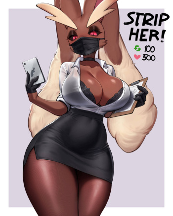 [AzuuCookie] Lopunny Strip Game (Pokemon) [Ongoing] cover