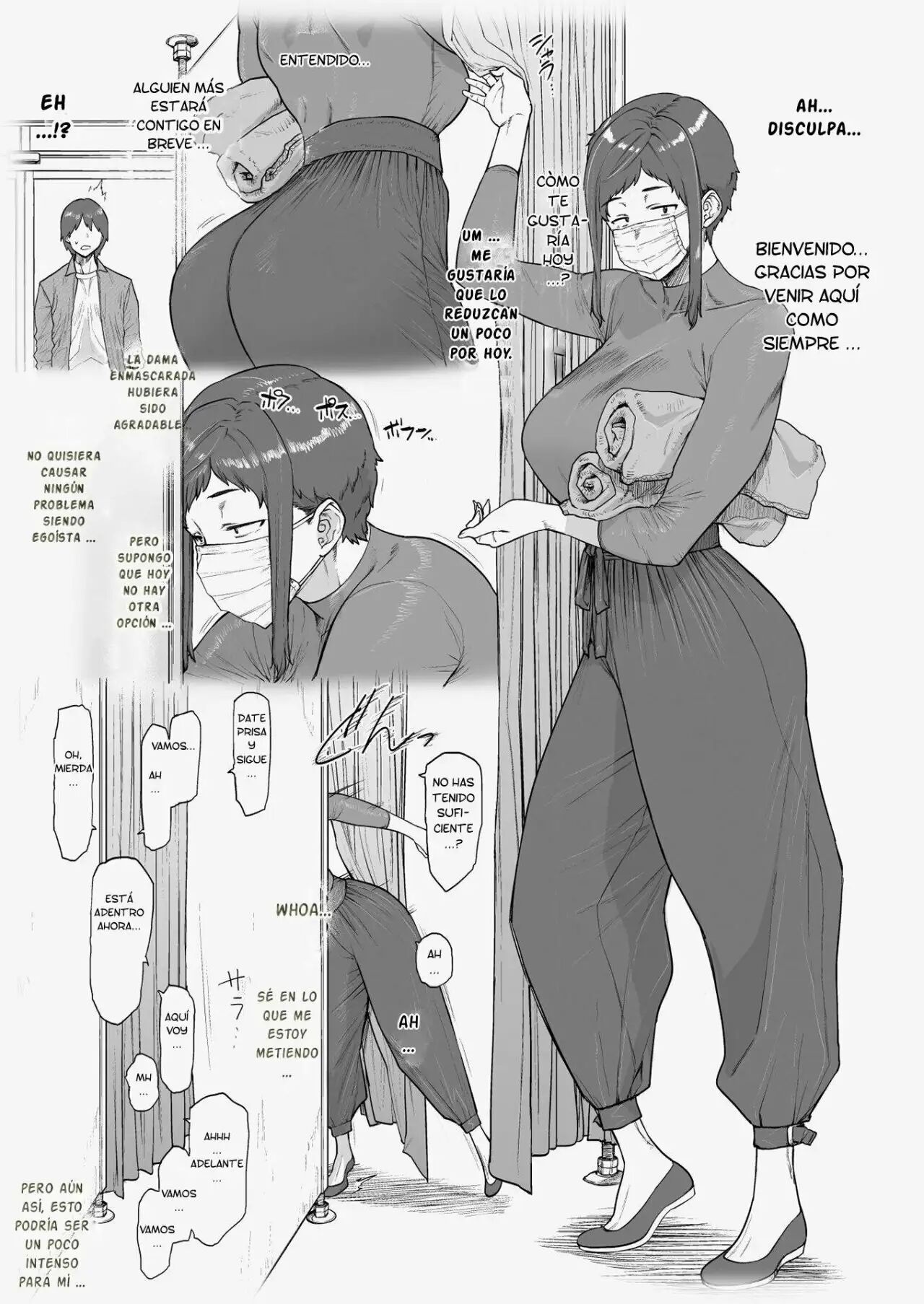 1000 Yen Cut no Onee-san ni Suite Morau Hon. II | Una Onee-san Me Dio un Corte de Cabello por Sólo 1000 Yenes. II page 3 full
