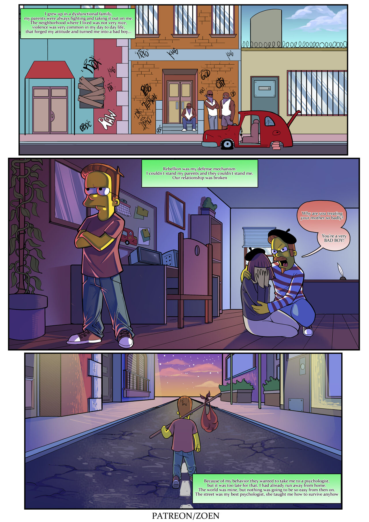 The Simpsons "Bad Boy" by: Zoen page 3 full