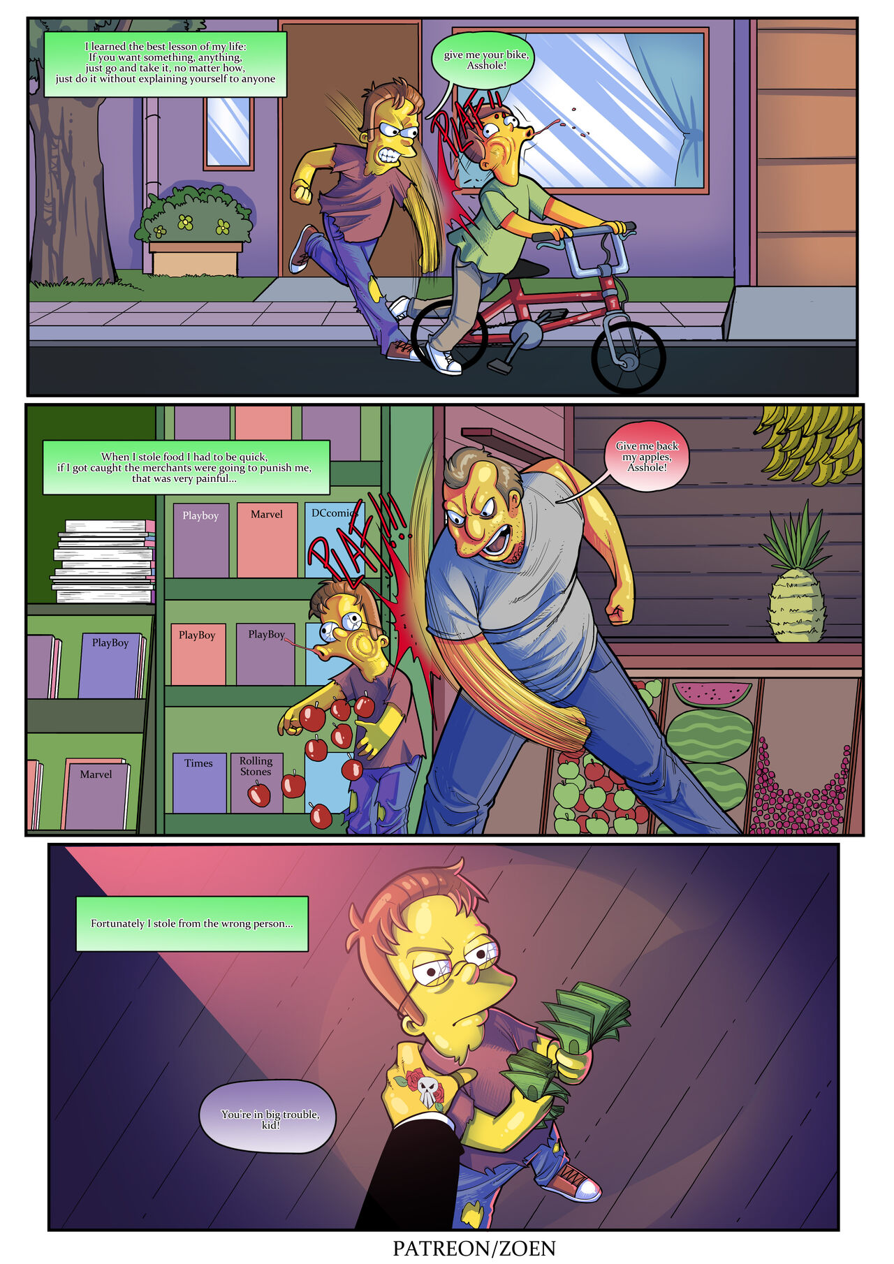 The Simpsons "Bad Boy" by: Zoen page 4 full