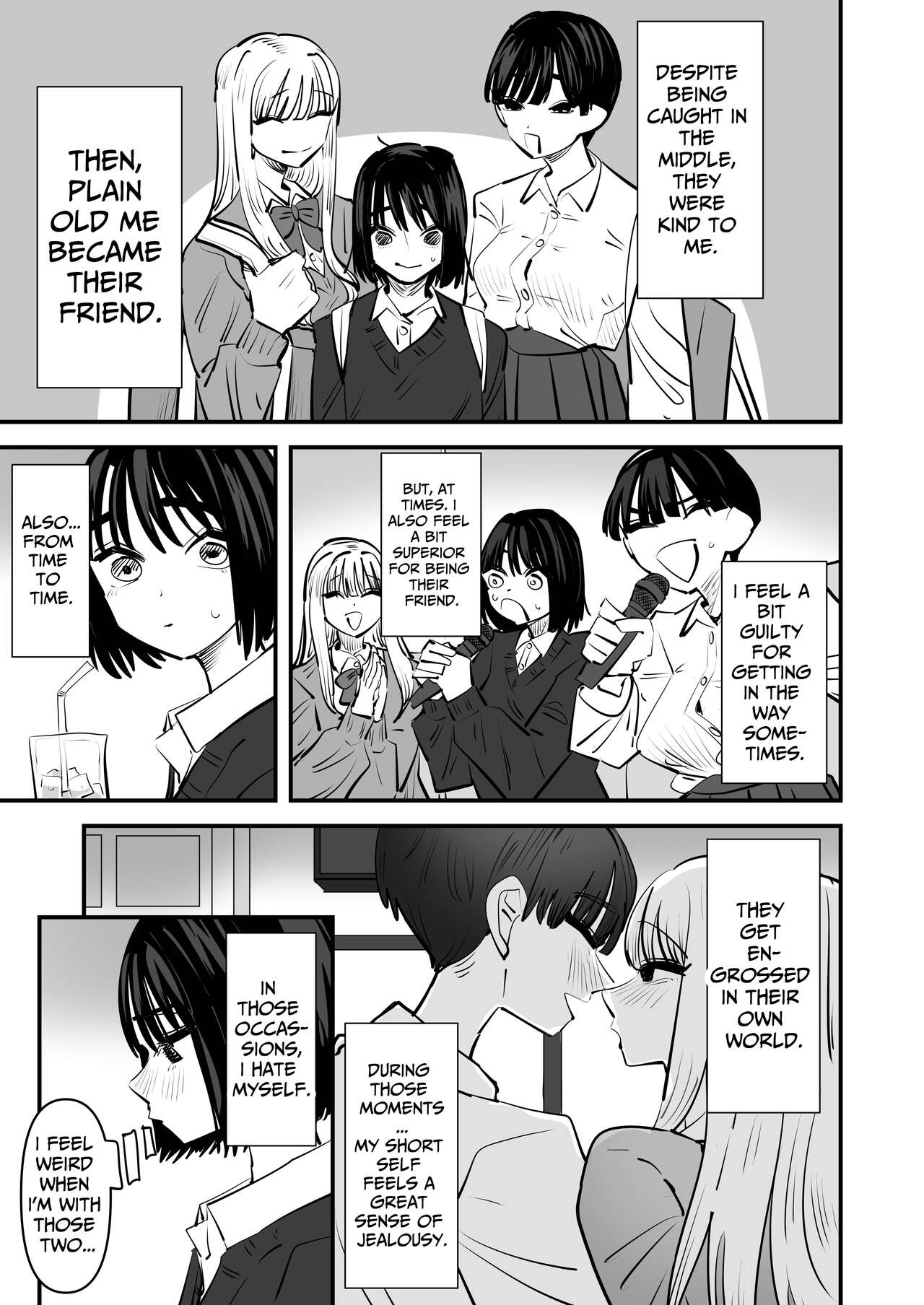 Yuri SEX nomani Hasama chatta Hanash | The Story Of How I Was Trapped In The Middle of Lesbian Sex page 4 full