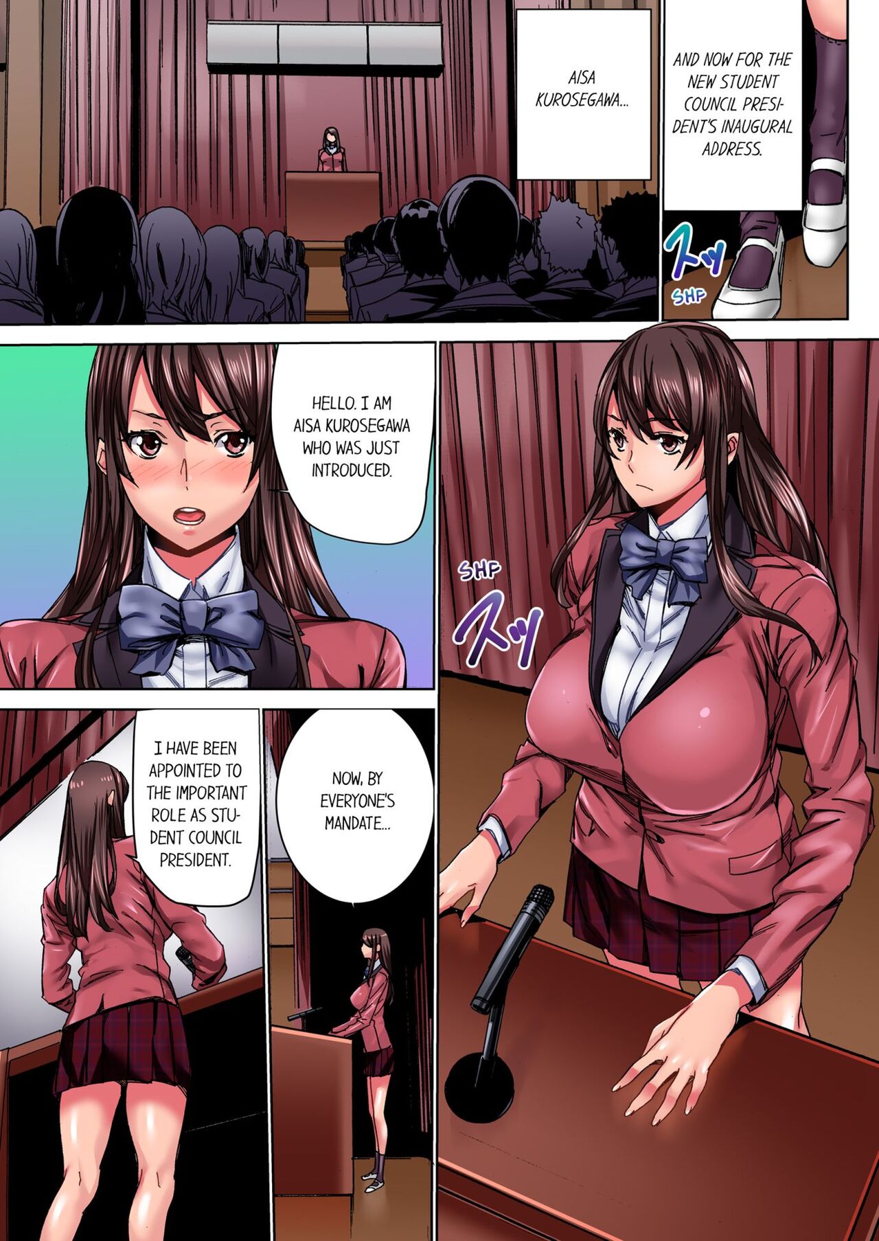 IKUu!! Zenkou Seito no Mae de Koukai Zecchou-saserareta JK no Matsuro 1 | Cumming in Front of the Entire Student Body 1 page 12 full
