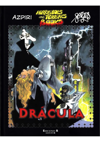 [Alfonso Azpiri, Forges] Horreibols and Terrifics Books - DRACULA (spanish) cover