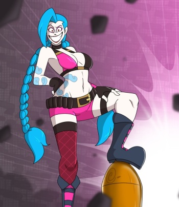 [ComicalWeapon] Calorie Bombs - Jinx cover