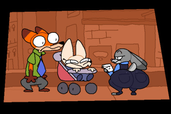 [Superiorfox] Judy and Nick sex while tidal tempest past plays in the background (Zootropolis - Animated) cover