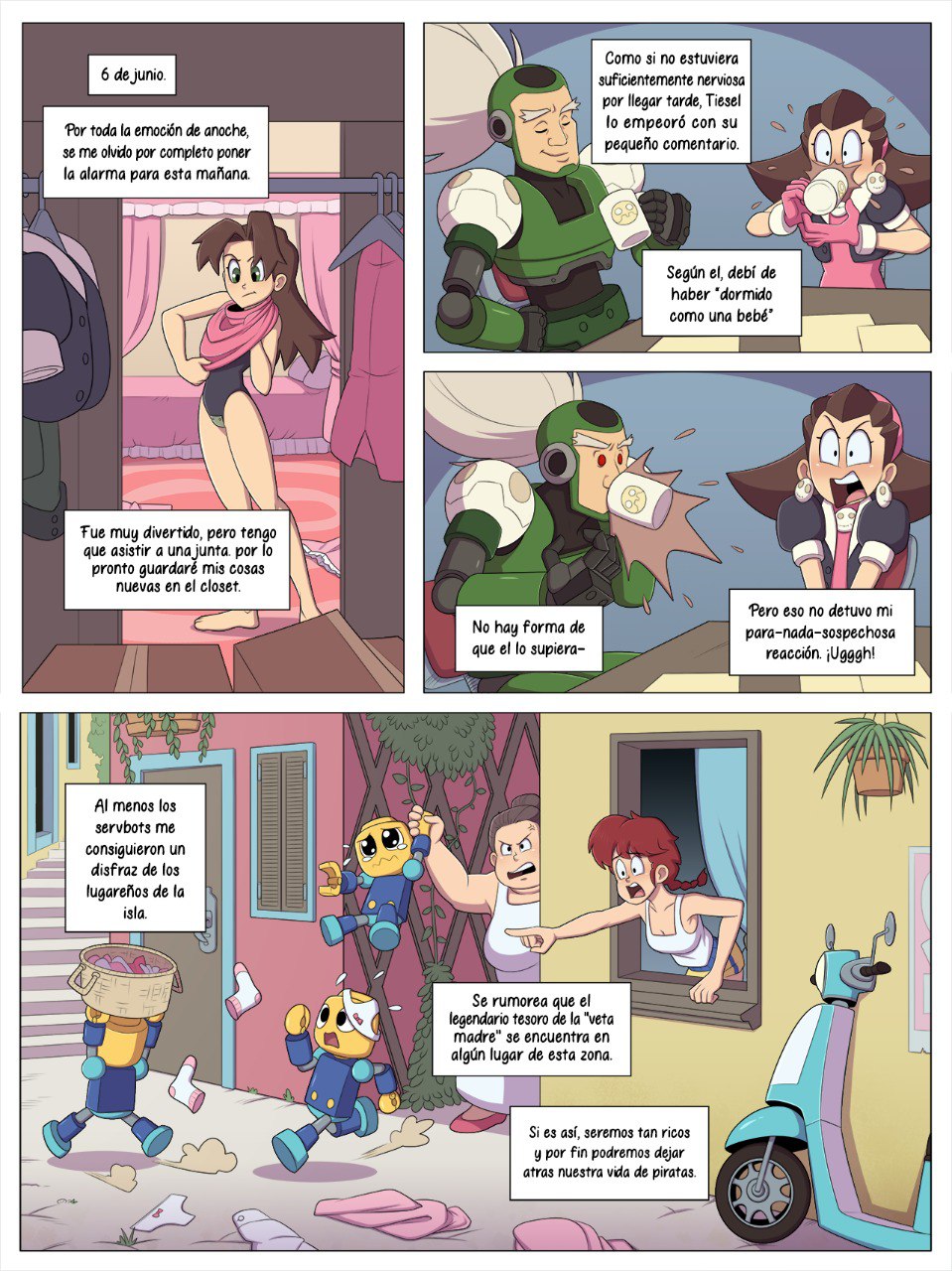 Artista - Pizzabagel / Diario De Un Pirata Aérea - COMIC ESPAÑOL page 6 full