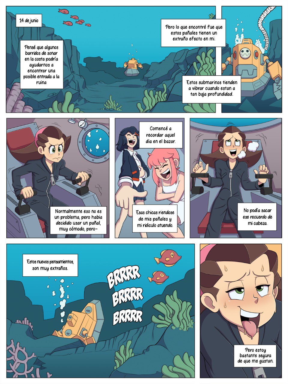 Artista - Pizzabagel / Diario De Un Pirata Aérea - COMIC ESPAÑOL page 8 full