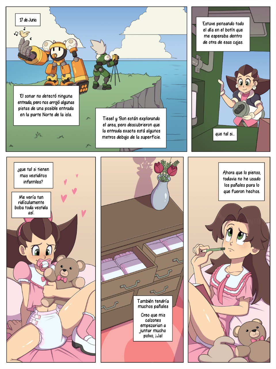 Artista - Pizzabagel / Diario De Un Pirata Aérea - COMIC ESPAÑOL page 9 full
