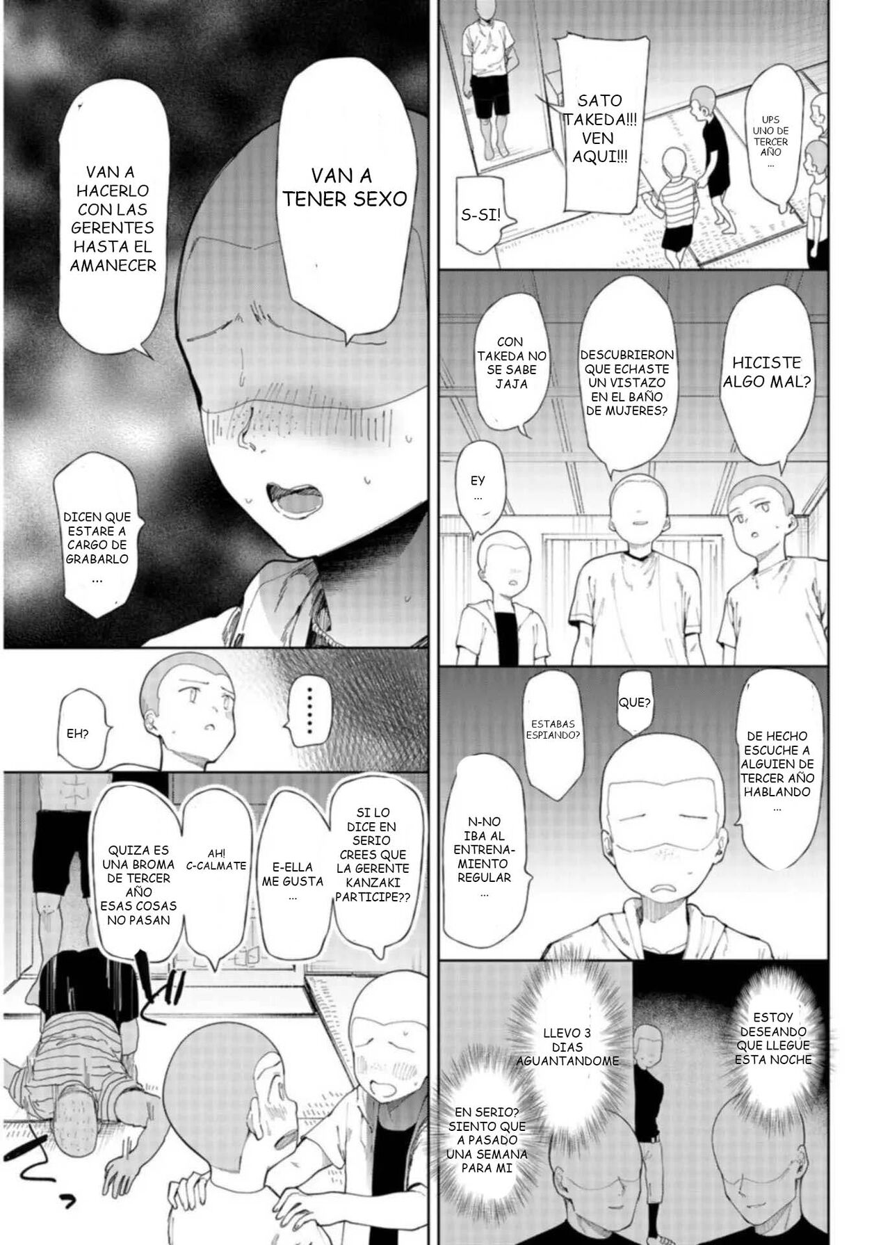 Gakuen nodamabu ~ Manatsu no Gasshuku-chu ni Tanetsuke sa reru Joshi Manager-tachi ~1 | Club de Beisbol ~Gerentes Siendo Inseminadas Durante el Campo de Entrenamiento de Verano~ 1 page 7 full