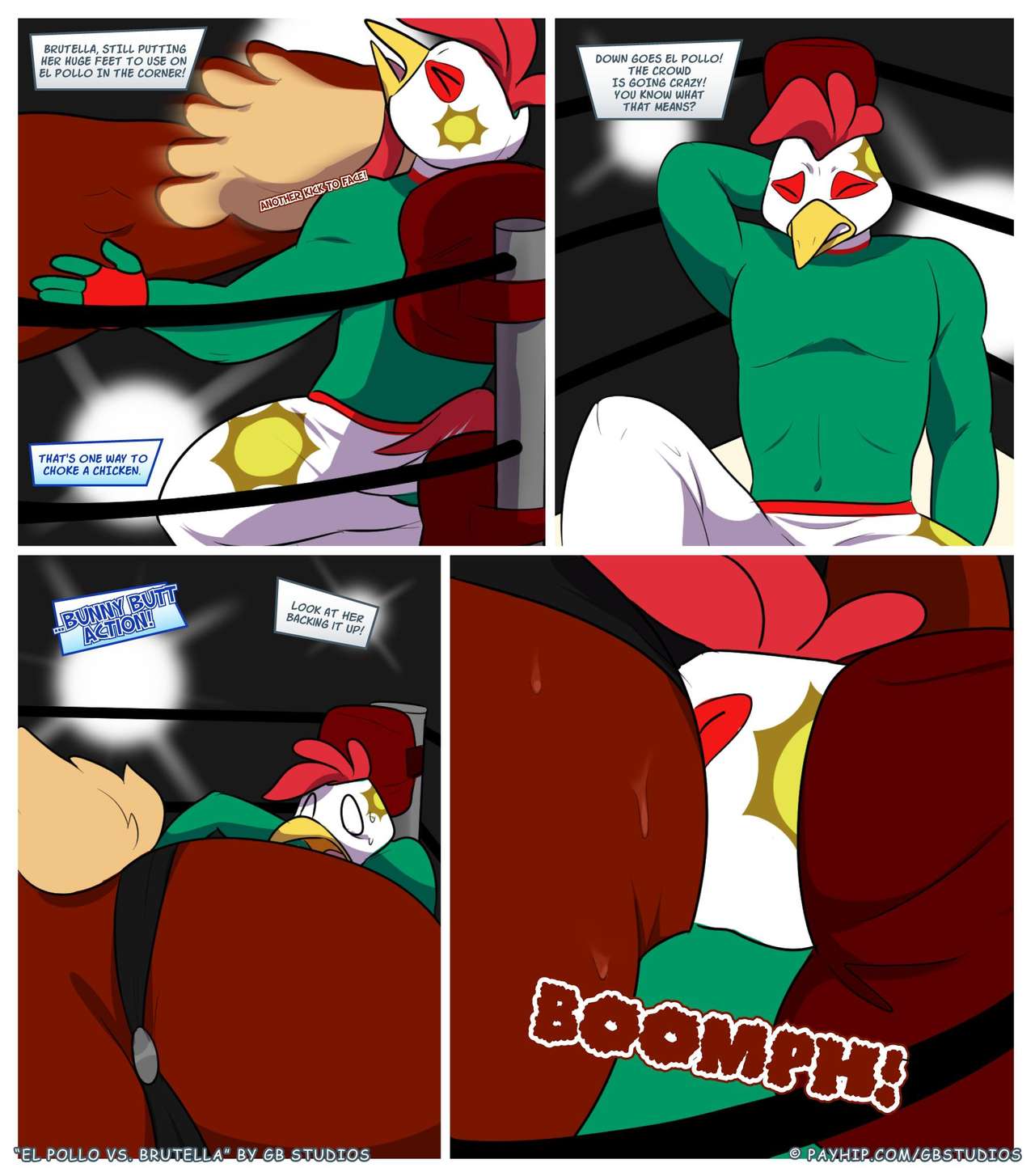 El Pollo Luncha Vs. Brutella page 5 full
