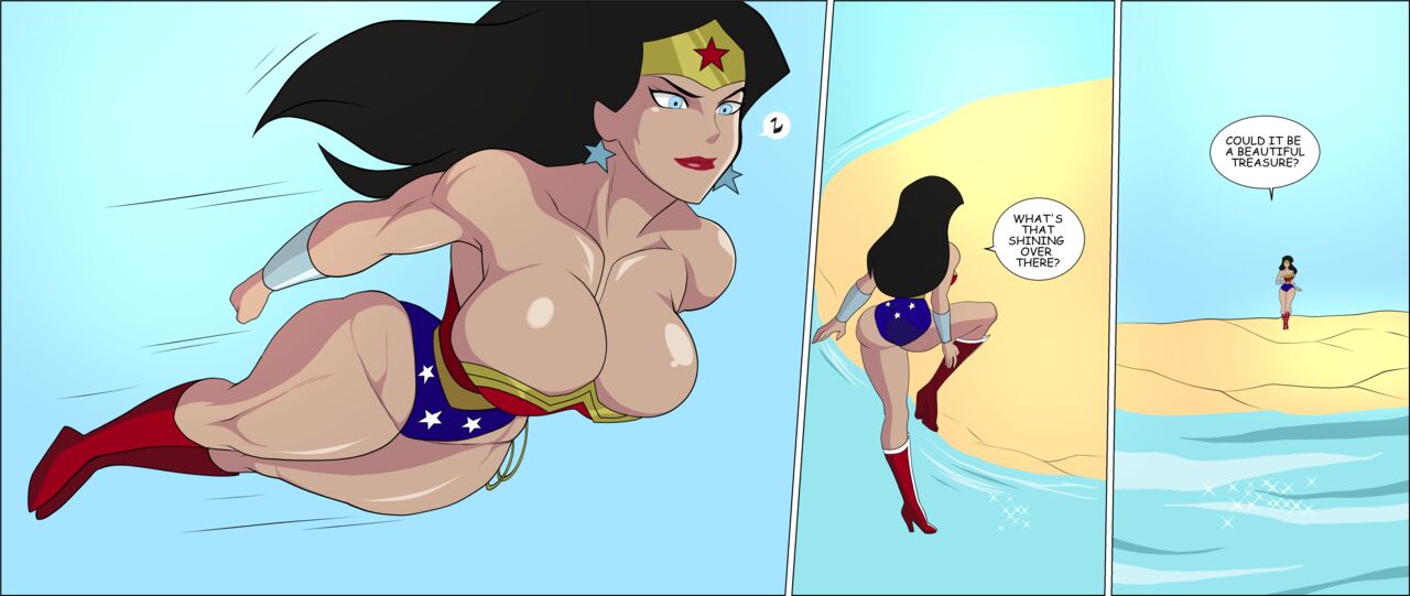 Wonder Woman vs The Intruder page 1 full