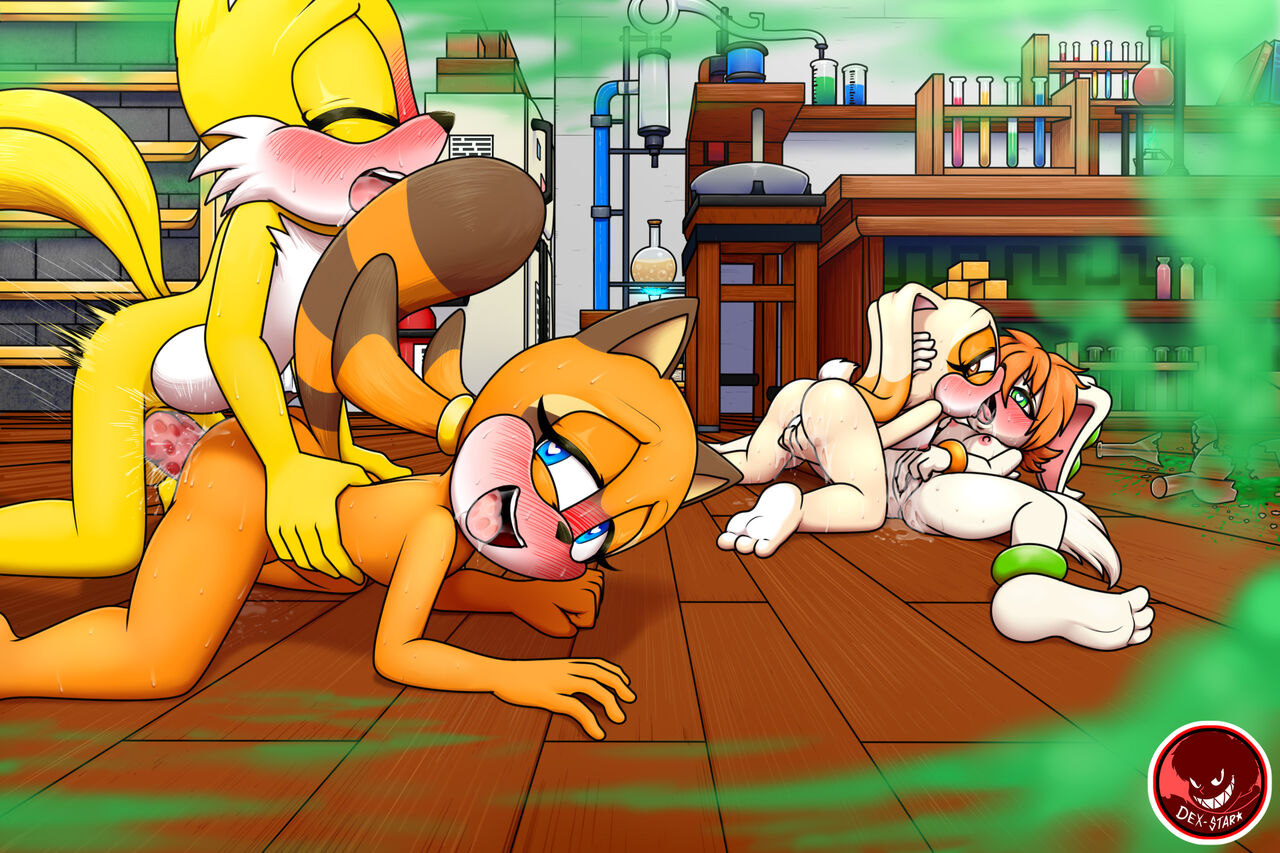 Tails having Fun with Marine, Cream, and Milla + Extras page 1 full