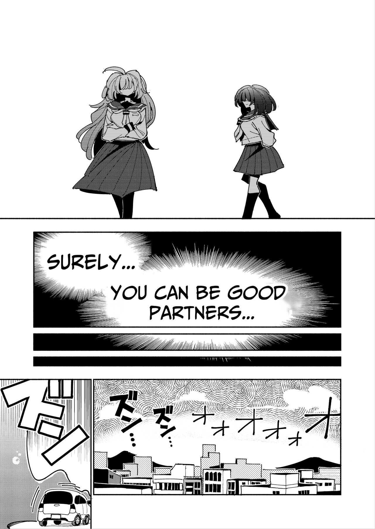 Shizuku to Shiori-Senpai ga Akuochi Futanari Kaizou Sareta node Watashi ga Shasei o Kanri Shimasu!- 2 | Shizuku & Shiori ~It's Up to Me To Service Futanari-modified Senpai!~ 2 page 4 full