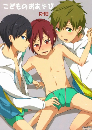 (Renai Jiyuugata! entry4) [American☆Rock (Kotarou)] Kodomo no Oasobi (Free!) [Spanish] [ Elcomerciante] cover