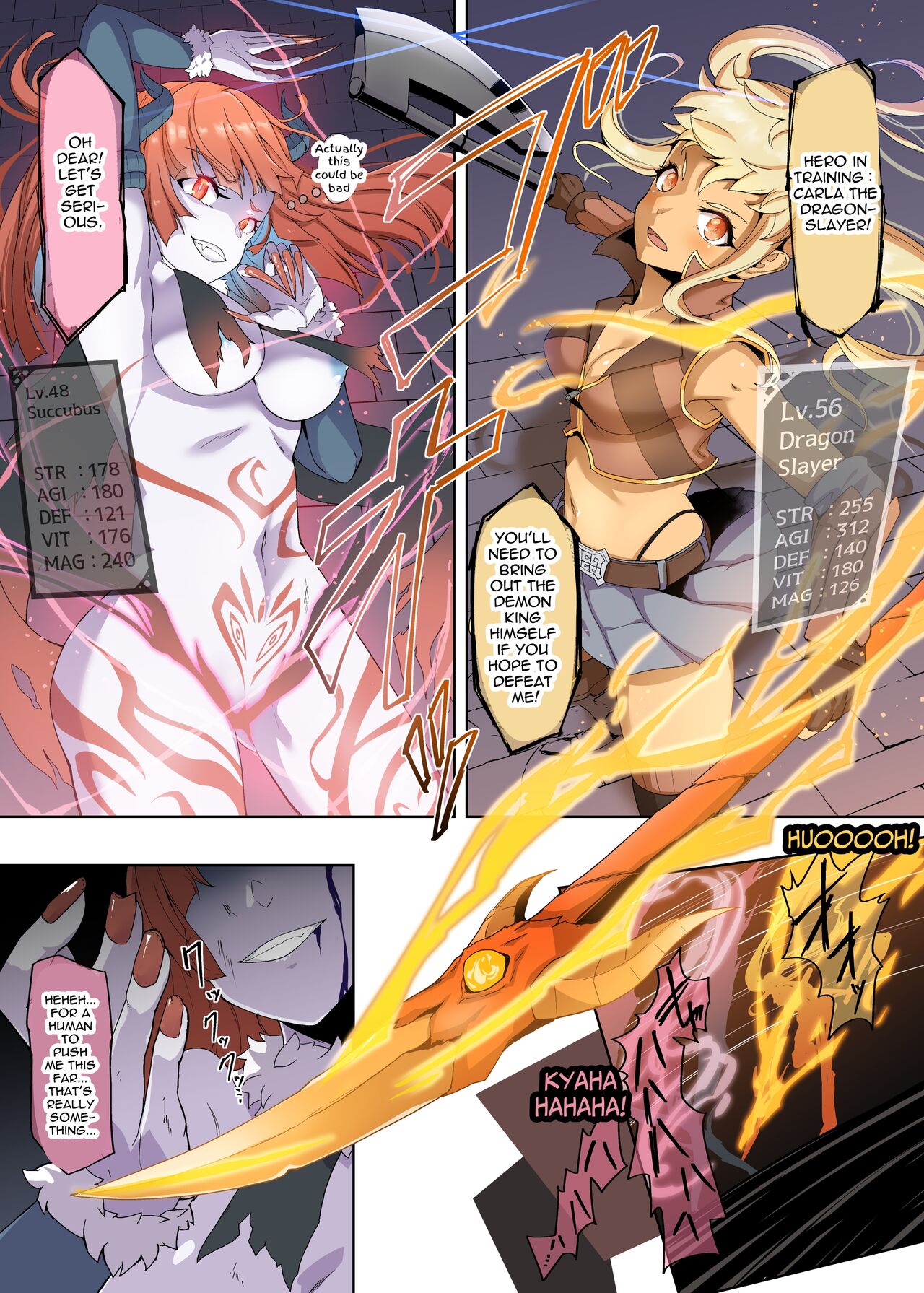 Tsuyoi Onna Senshi, Inma o Taoshita Kurou ga Mukuwarezu Nikubenki ni Naru | Strong Female Warrior Defeats The Succubus But Becomes A Cumdump Anyway page 5 full