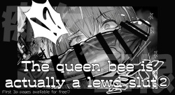 That queen bee is actually a lewd slut 2