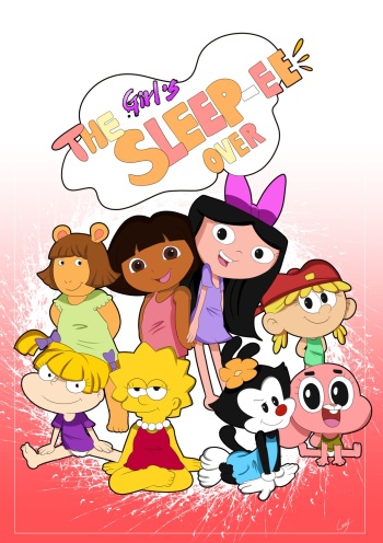 [Launny (Tecraudio)] The Girls Sleep-ee Over cover