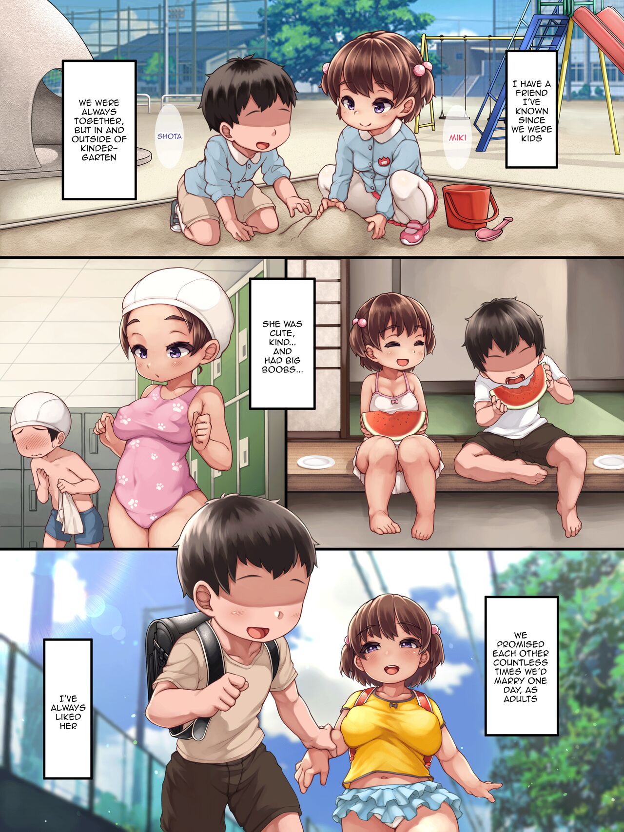 Daisuki datta Osananajimi ga Minna no Seishori Gakari ni Naru Hanashi  Story About How My Beloved Childhood Friend Became The Public Cum Dumpster page 2 full
