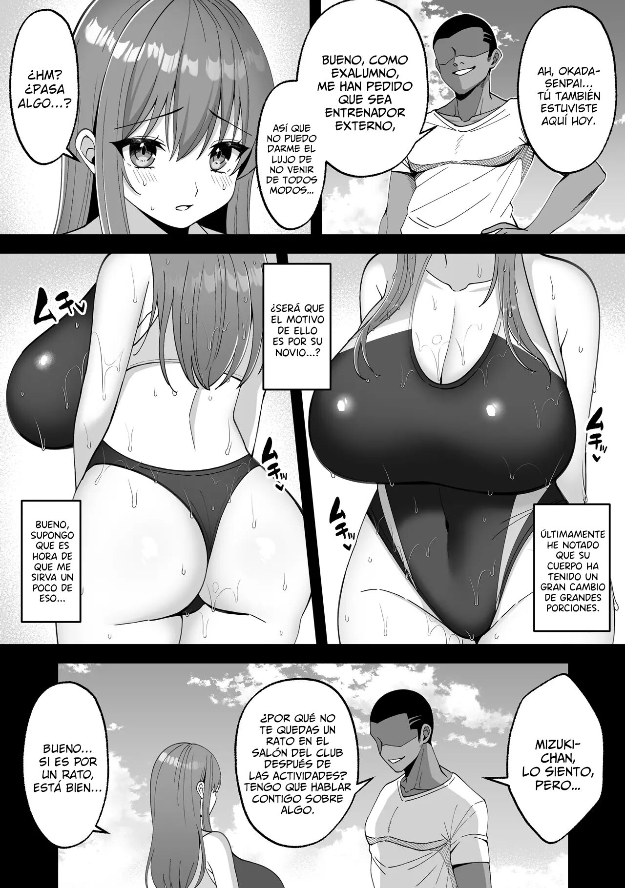Suieibu no Kanojo ga Netorarete Charao no Kyokon ni Ochiru made | Mi Novia Del Club De Natación Es Robada Y Sometida Al Gran Pene De Su Senpai Mujeriego page 6 full