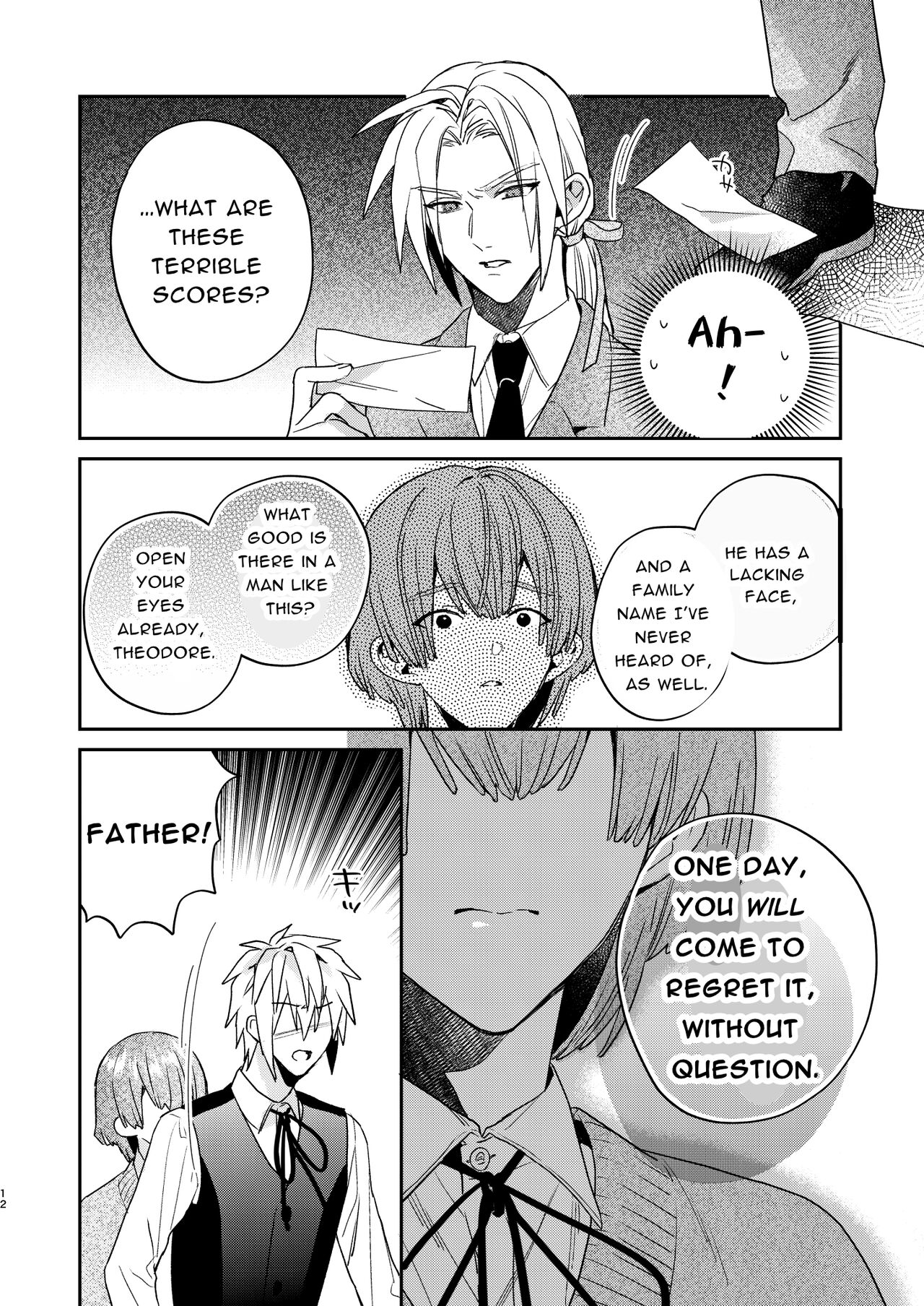 Tensei Mob wa BL-gee no Sekai de Hamerare Kouryakusaremashita!? 3 | Sex with the Love Interest! But I'm an NPC! 3 page 12 full