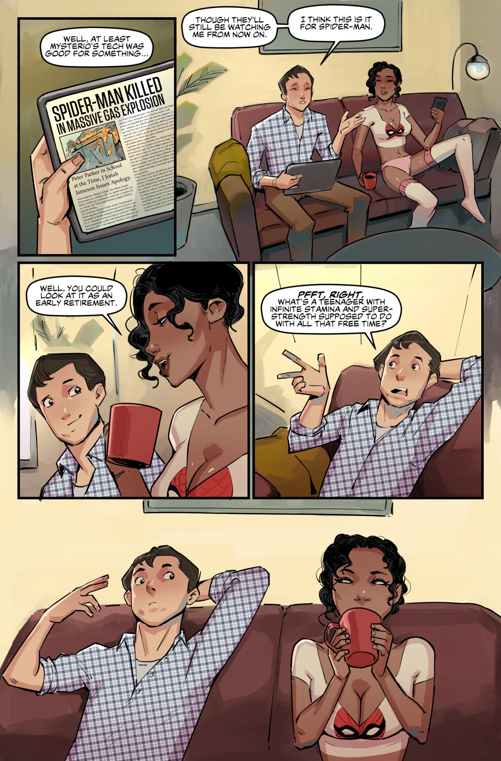 Spider-Man Homecoming Ending page 1 full