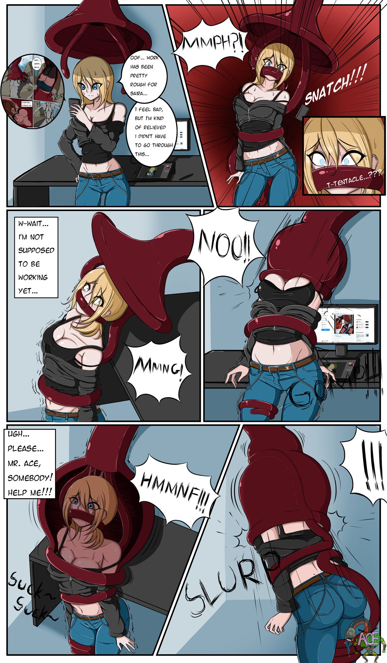 Saira Swallowed + Roxxane Mini Comic page 12 full