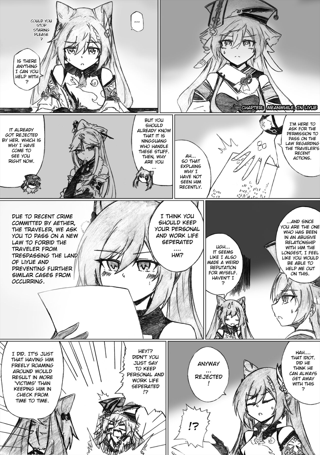 KuroCrimson Genshin Impact Manga Vol 3 page 12 full