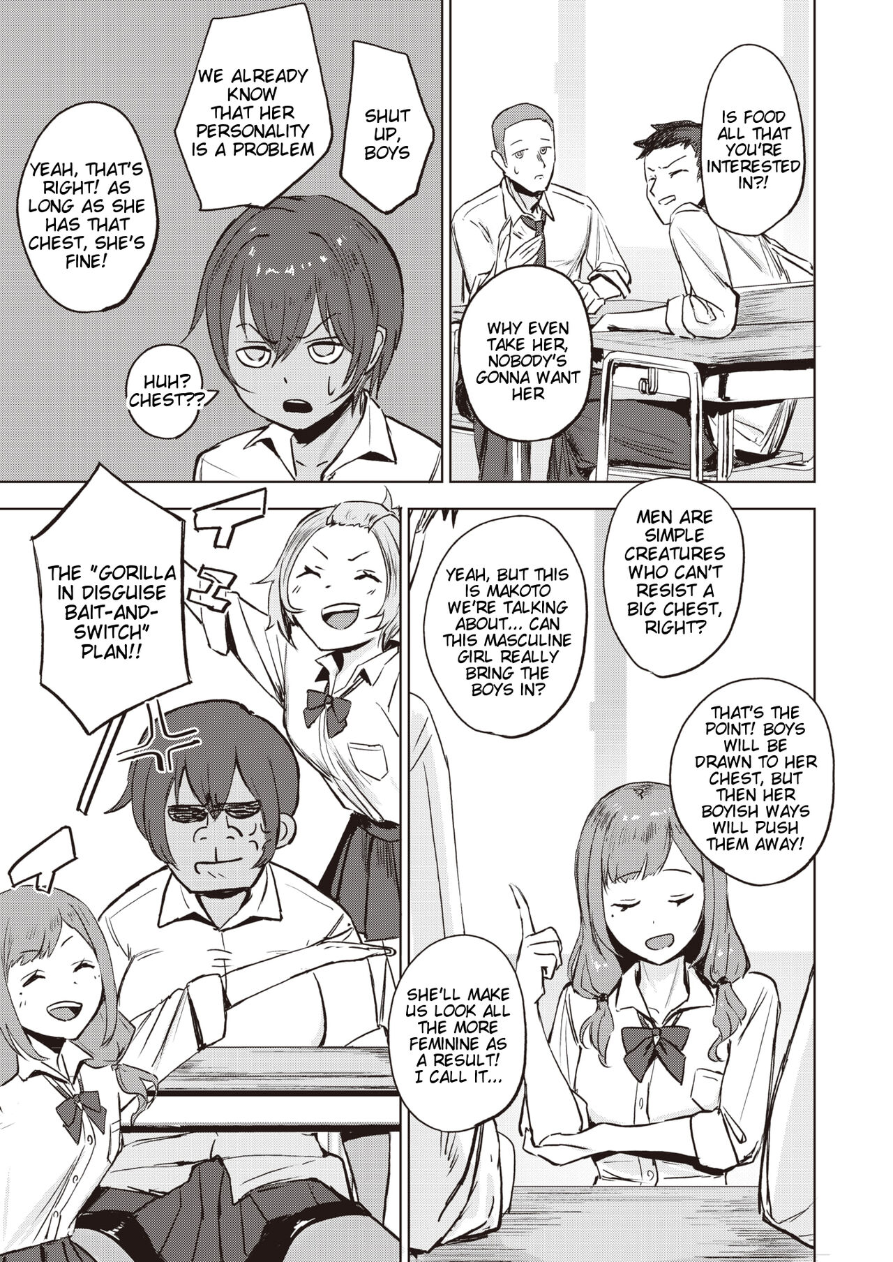 Kimochii Koto ni wa Sakaraenai - Musclehead girl can't resist orgasm page 4 full