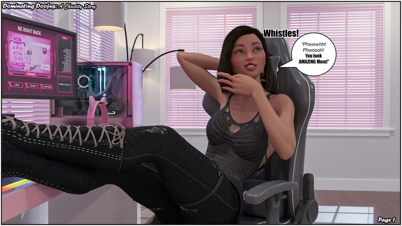 Dominating Doofus: A chastity Story - Part 1 page 3 full