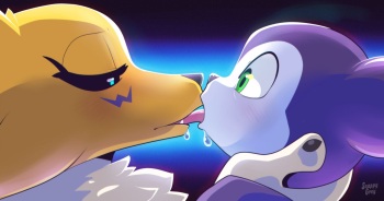 [SnappyGrey] Renamon x Impmon (Digimon) cover