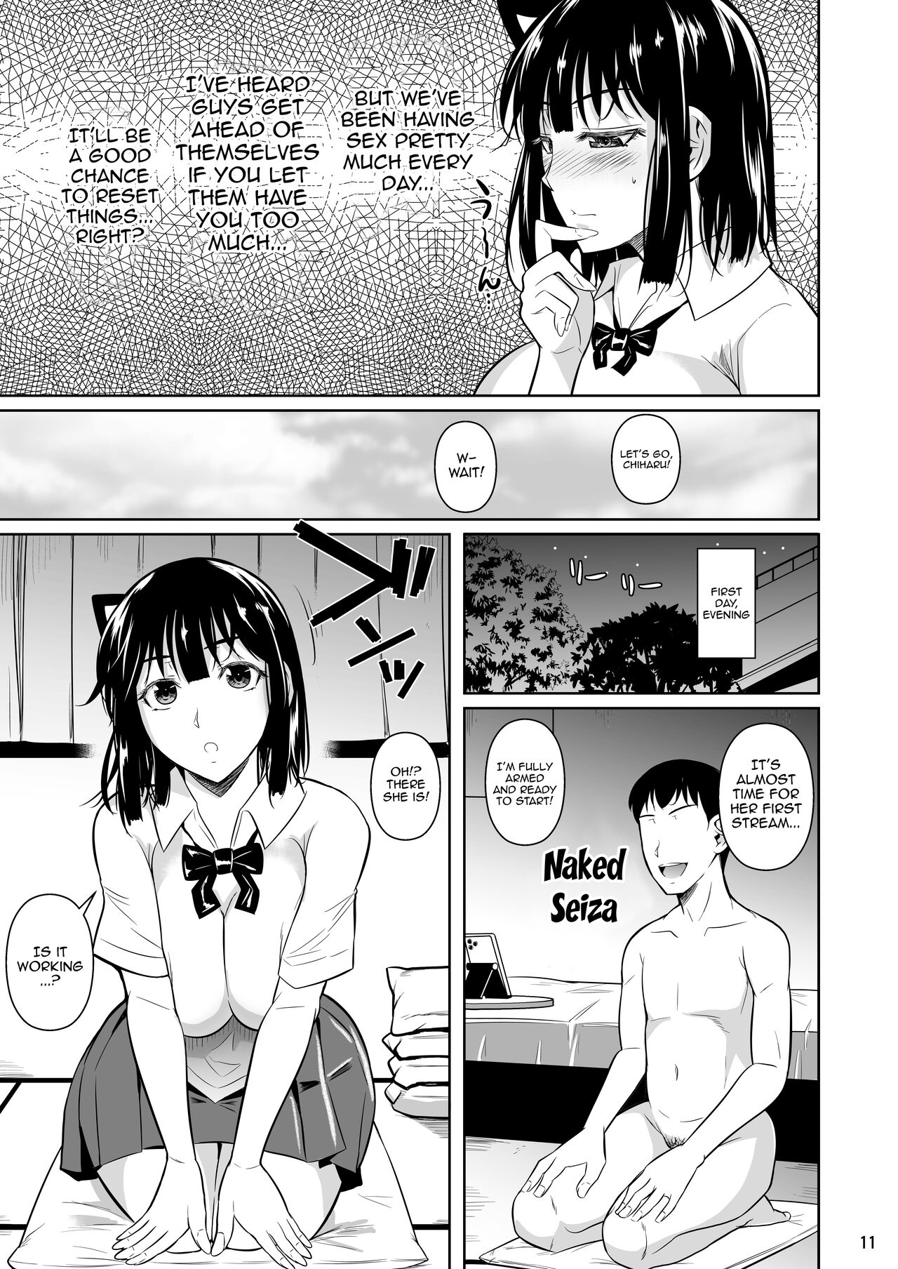 Bocchi no Mob 4 Yari Hajime no Yuutousei ga Nishuukan Kinyoku no Ue Benronchuu ni Sex suru Hanashi page 12 full