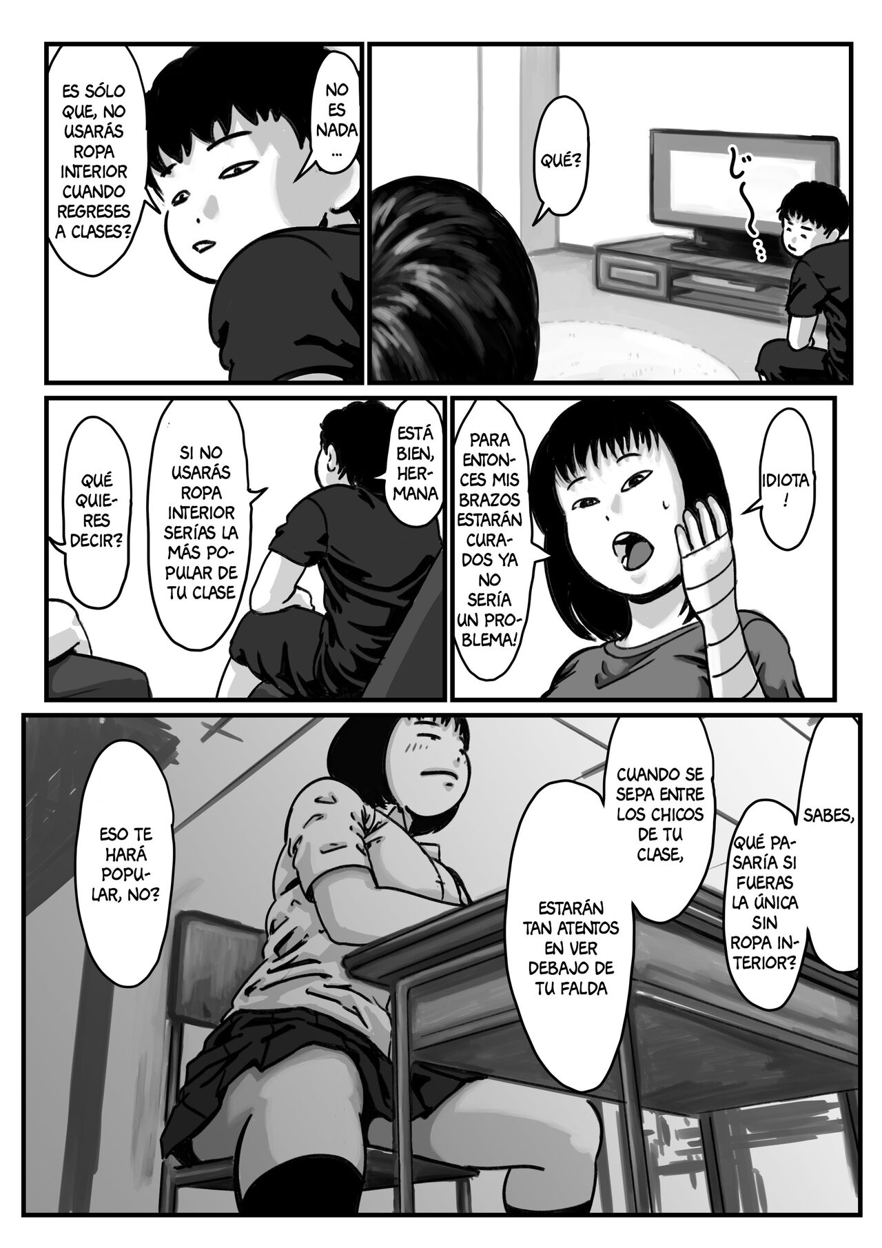 Ryouude ga Tsukaenaku nattara Otouto ga Choushi ni Noridashita! Zenpen | ¡Cuando Perdí el Uso de Mis Dos Brazos, Mi Hermano Empezó a Molestarme! 1 page 11 full