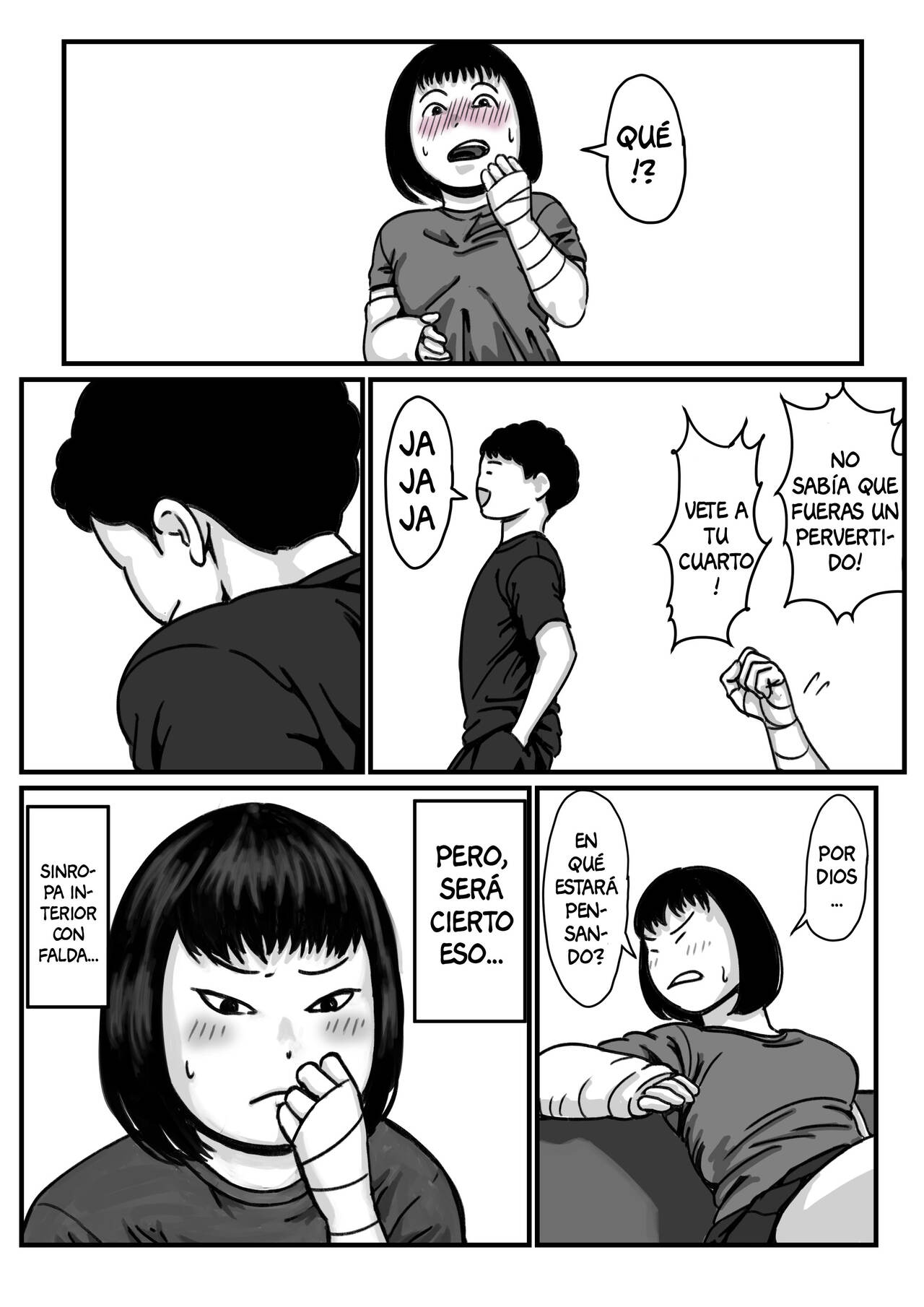Ryouude ga Tsukaenaku nattara Otouto ga Choushi ni Noridashita! Zenpen | ¡Cuando Perdí el Uso de Mis Dos Brazos, Mi Hermano Empezó a Molestarme! 1 page 12 full