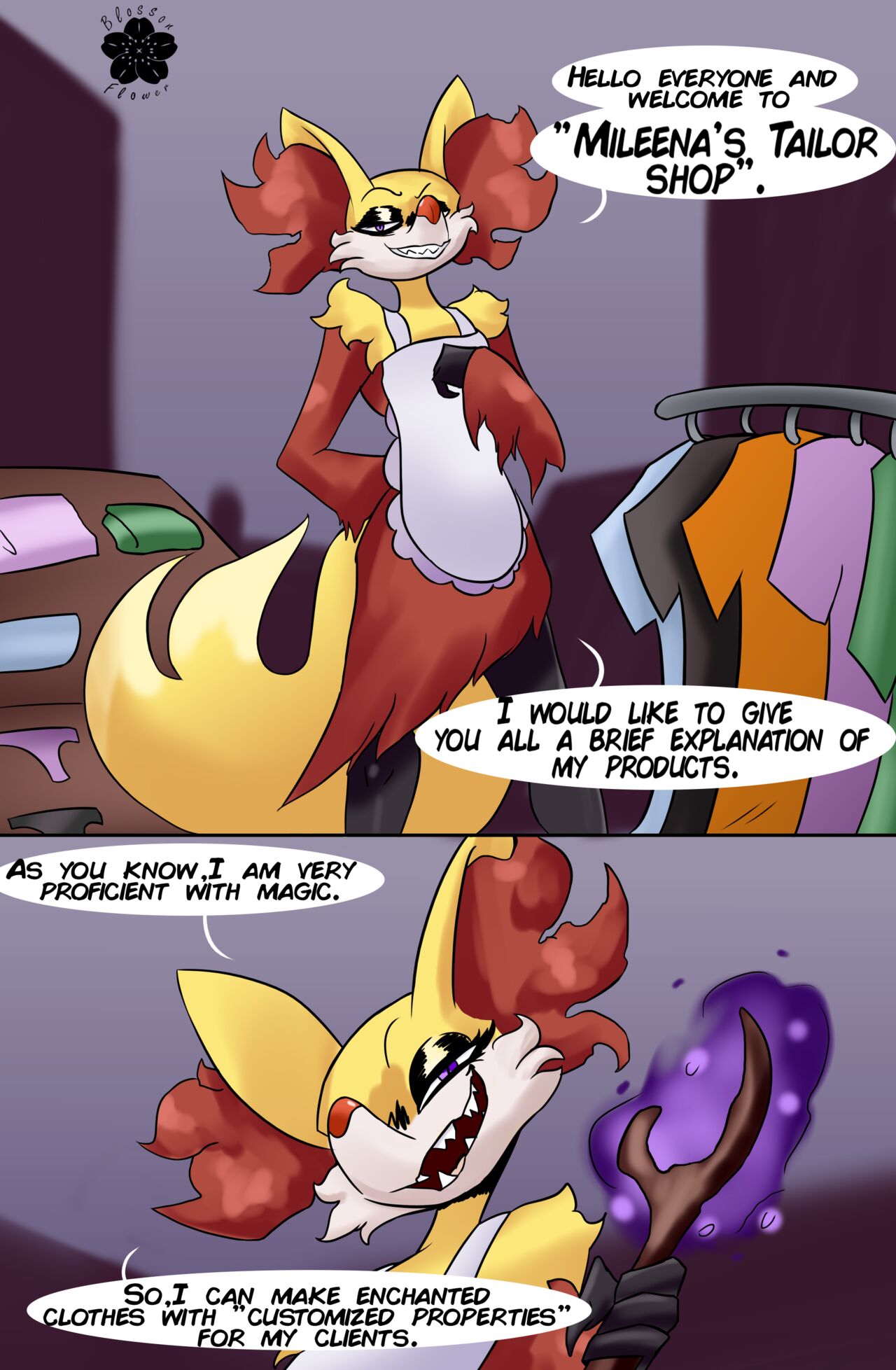 Mileena's Tailor Shop page 1 full