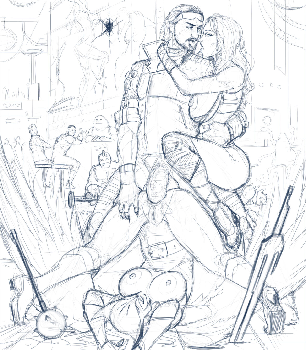 DP#77 - Hawkgirl & Gamora page 9 full