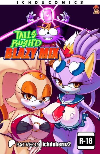 [Ichduhernz] Tails Rush'd: Blazy Mix Act 1 (Spanish - Complete) [Dogie Gamer] cover