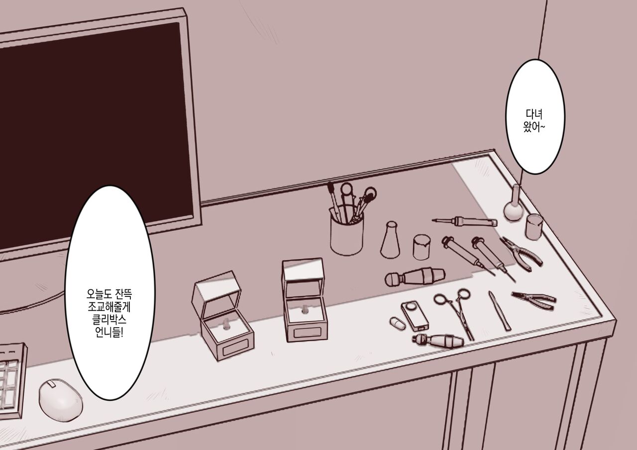 Cli Box ni Batta Onee-chan-tachi no Cli o Ijiri Taosu | 클리박스가 된 언니들의 클리를 마구 희롱한다 page 2 full