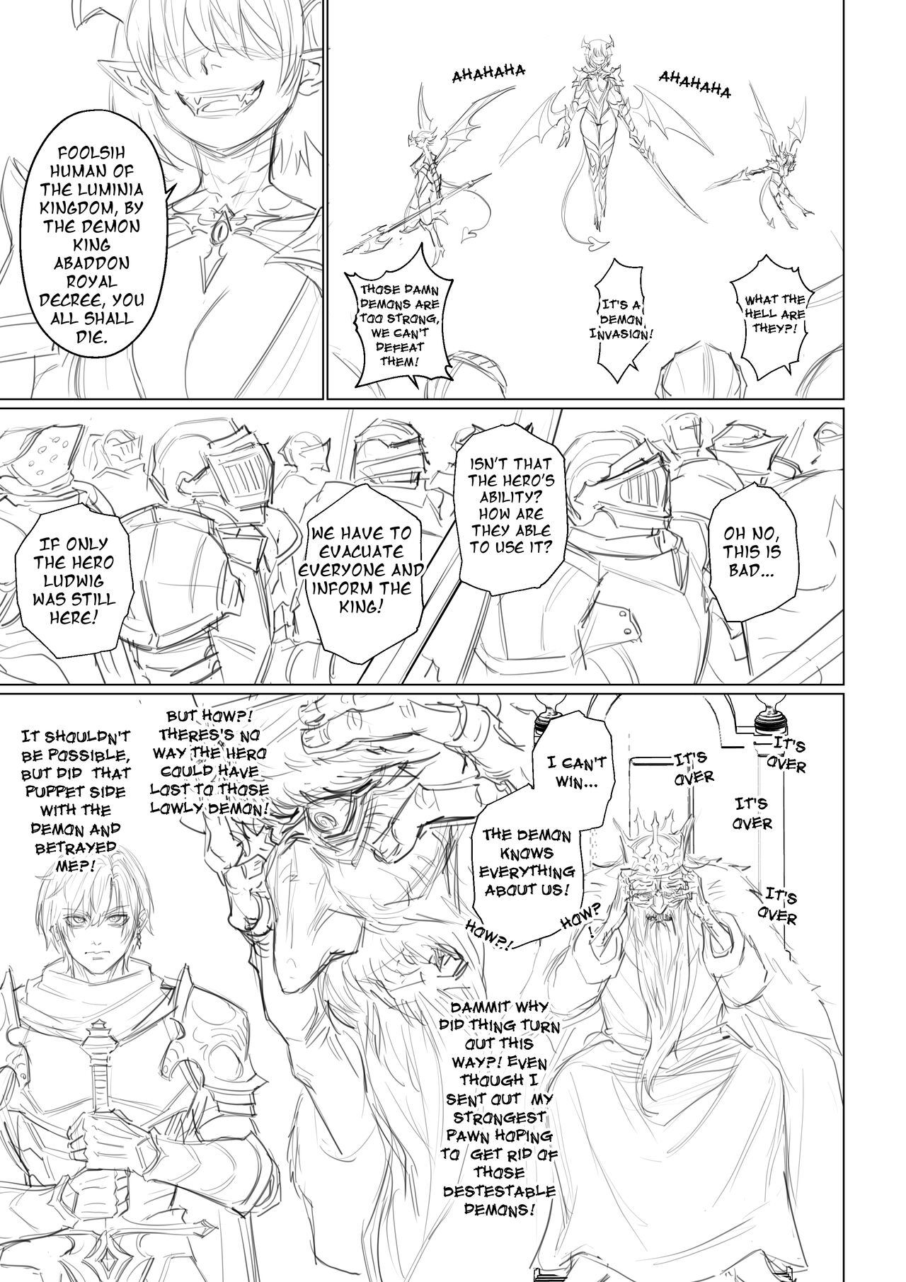 The Hero Fall page 11 full
