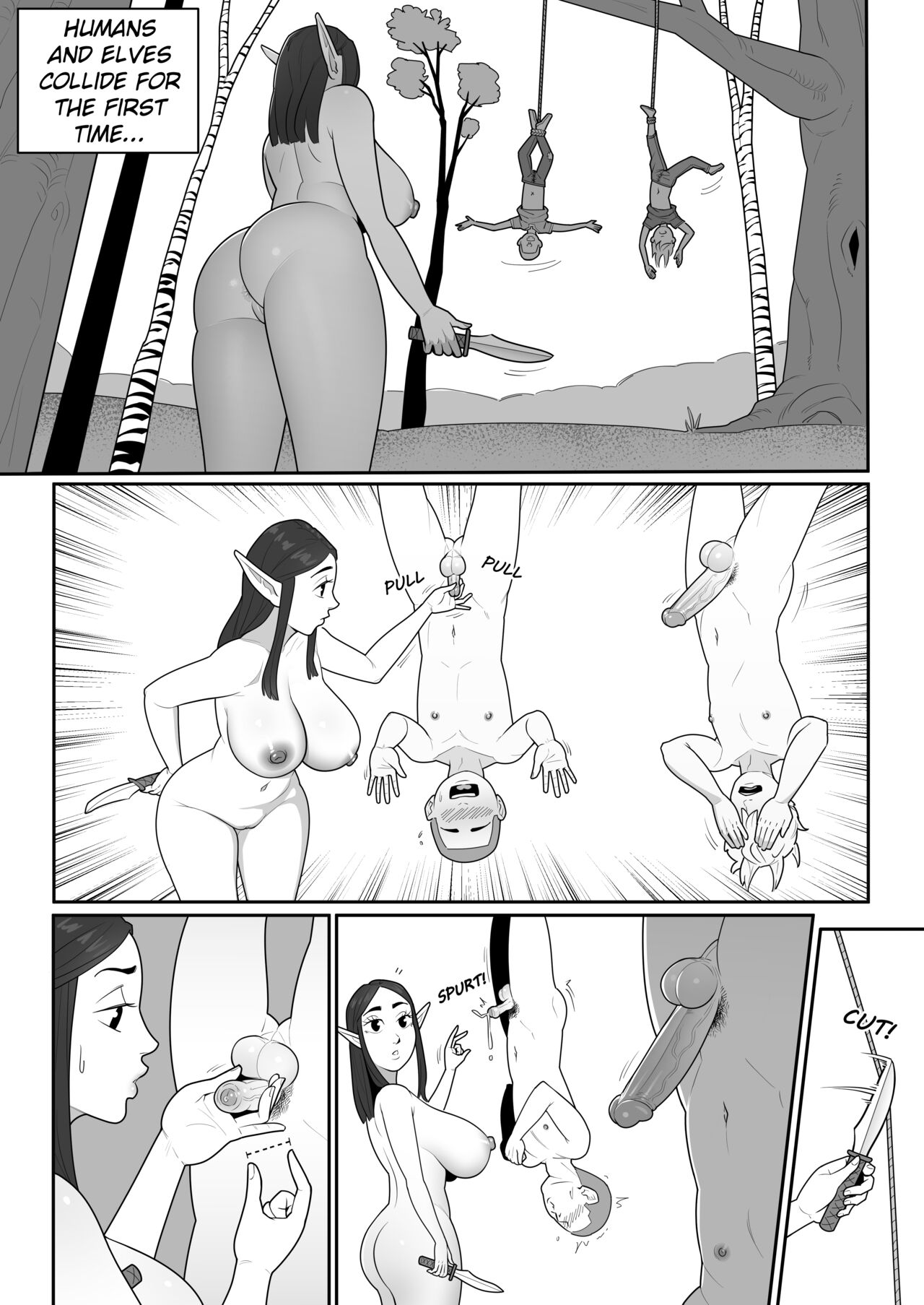 Curious Elf Learns About Humans page 1 full