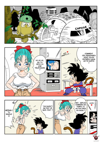 Sexe dans le bain (WIP) (Dragon Ball) [French] [angel_ghost] [Colorized] [Decensored] cover