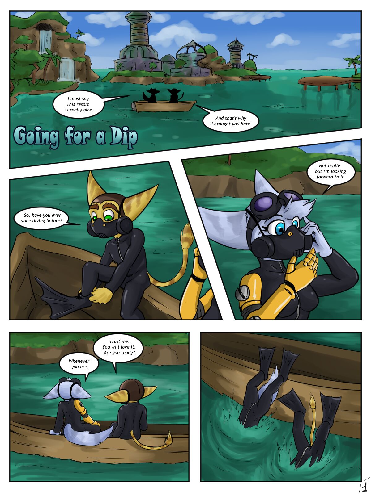 Going for a Dip page 1 full