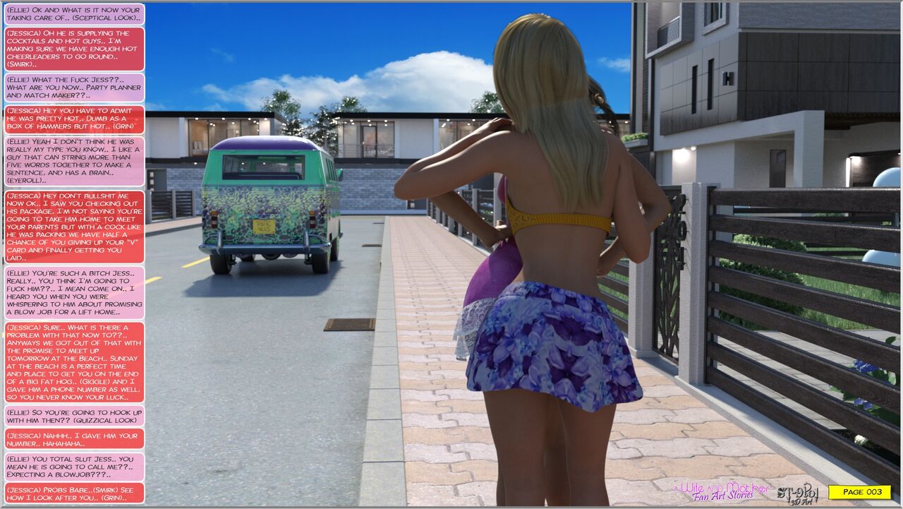 Sleepover at Jessica's page 3 full