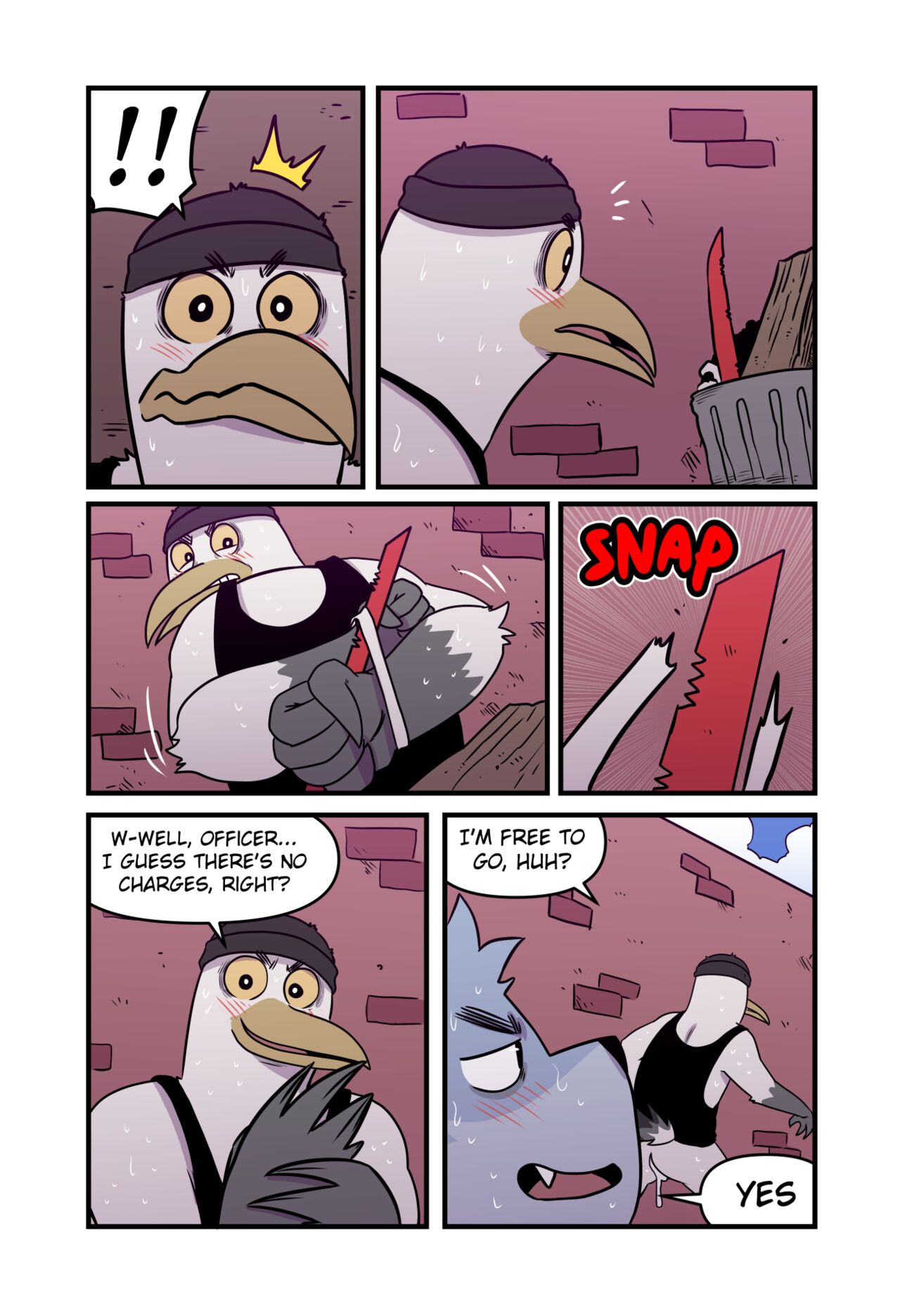 The Seagull Thief and the Wolf Cop page 11 full