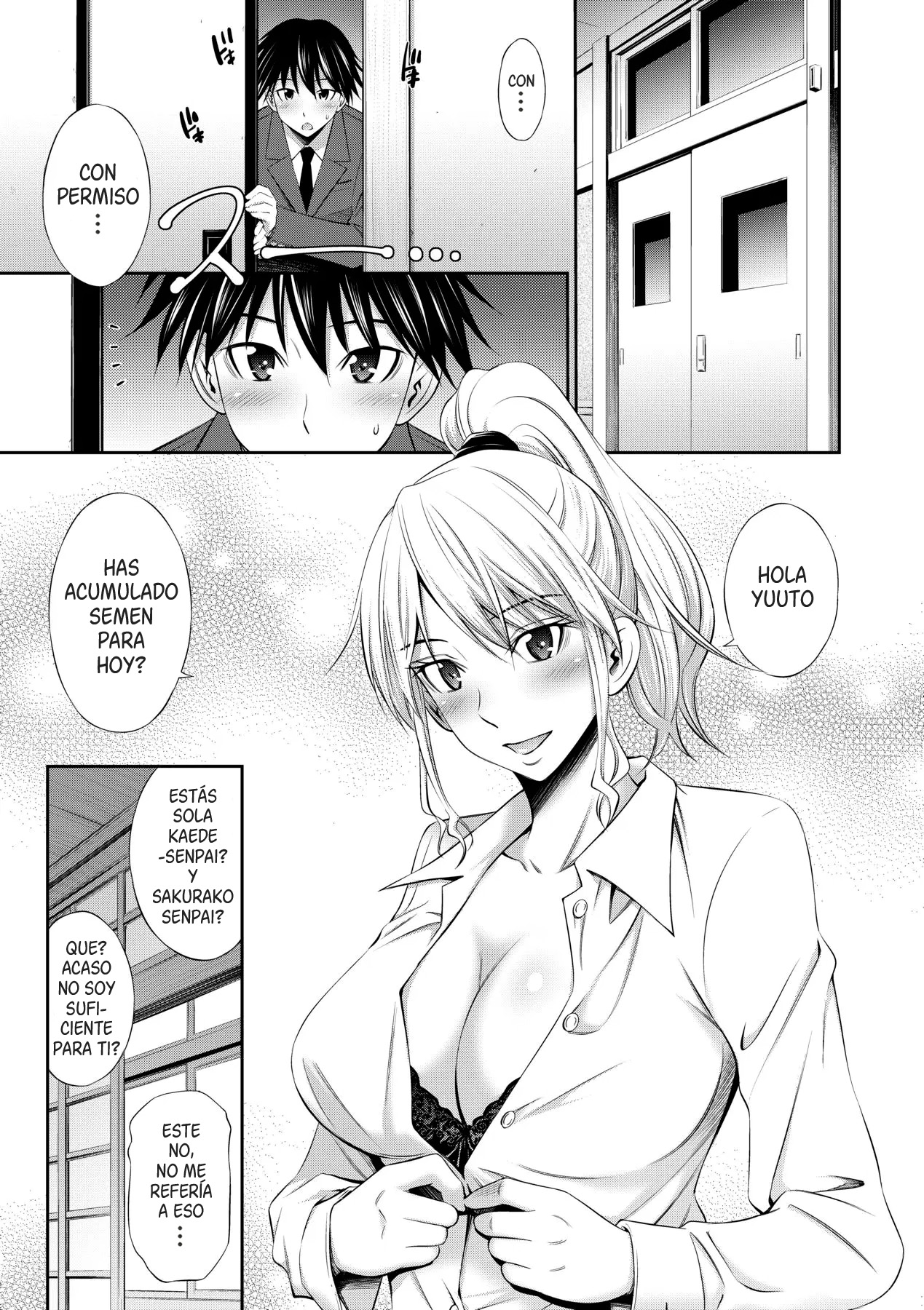 Senpai-tachi to no Gakuen Seikatsu chap.2| Mi vida escolar con las senpais cap.2 page 11 full