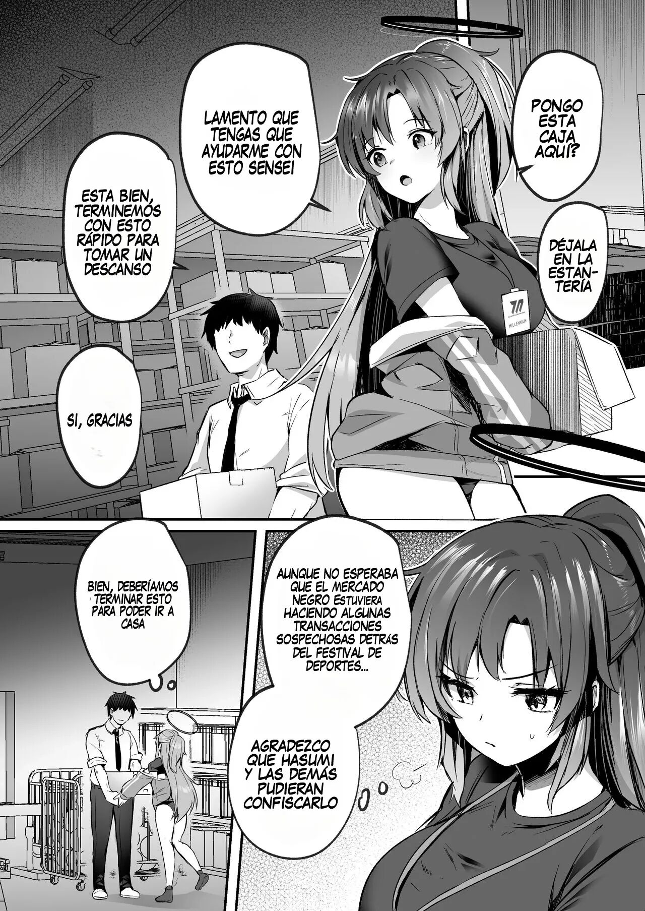 Bousou shita Sensei ni Oshitao Sarete SEX Suru Hon | Calmando el Deseo de Sensei con Sexo page 4 full