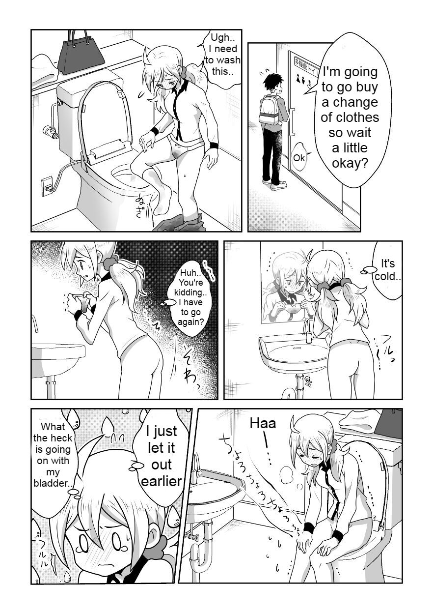 Otoile Gaman Dekinakute Naiteru Ao-chan mo Kawaii yo!! | Crying Because She Can't Stand the Toilet. Ao-chan is Very Cute. page 12 full