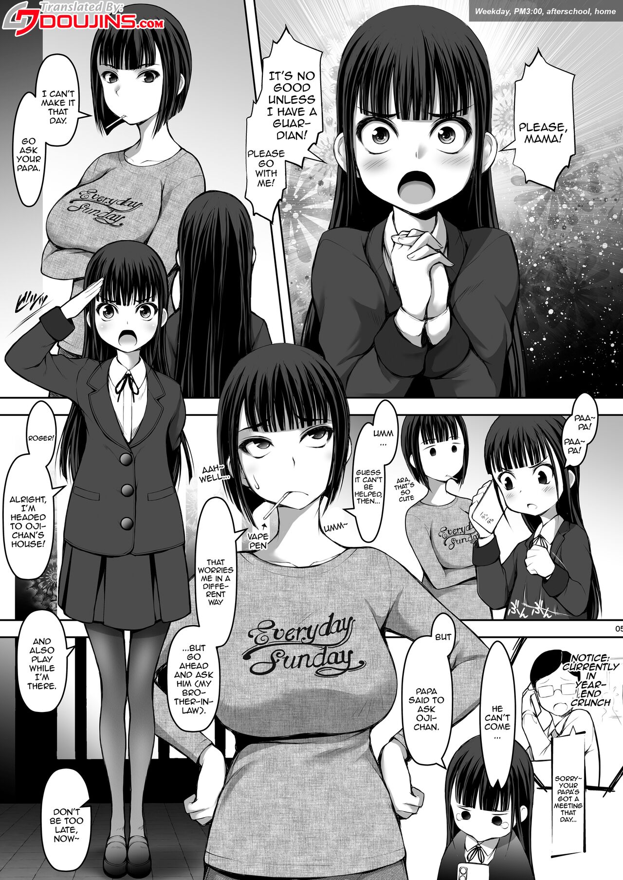 Zoku - JS Meikko de Seiyoku Shori shite iru Oji desu page 3 full