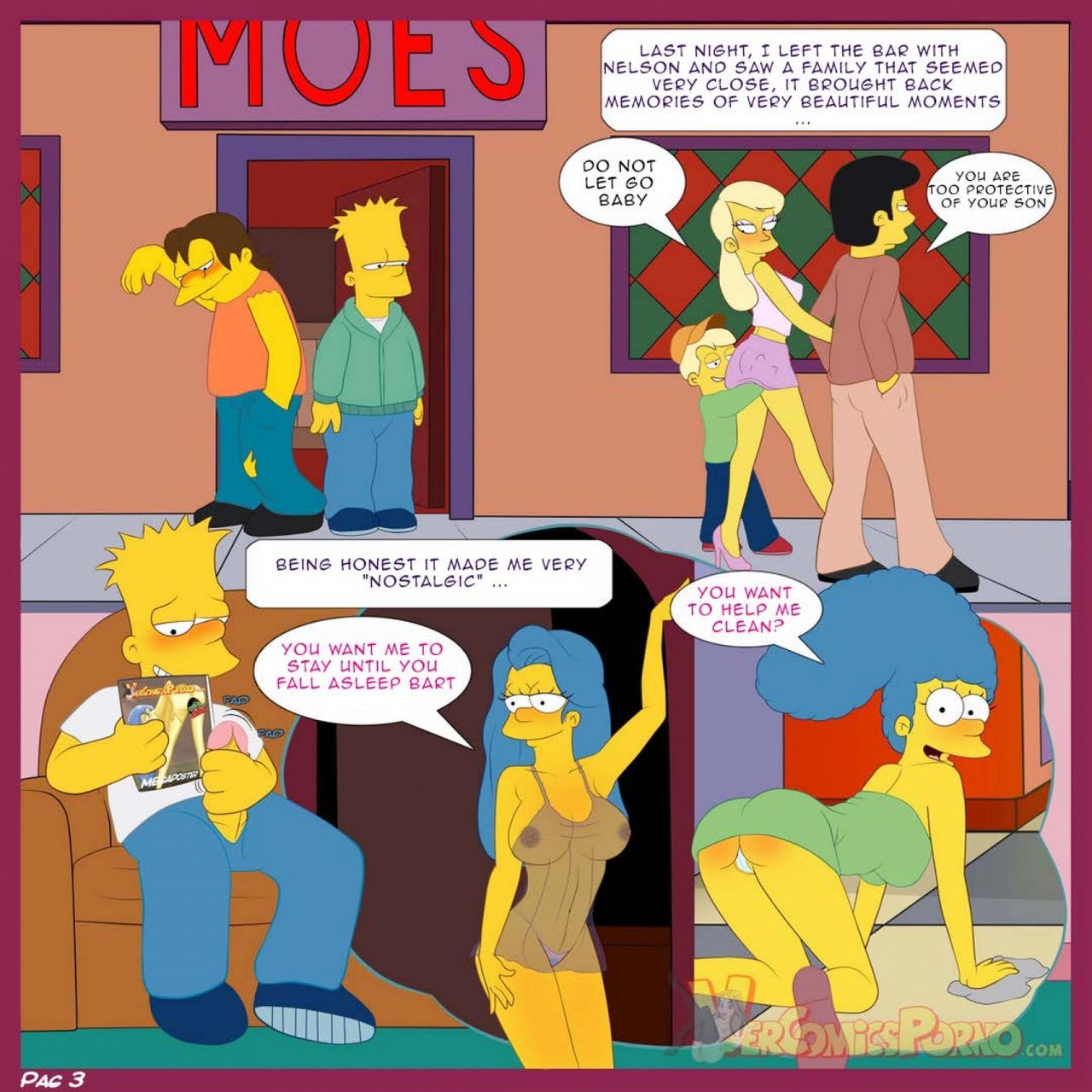 The Simpsons - Old Habits 1 - 9 page 4 full